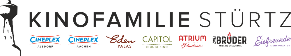 Logo der Kinofamilie Stürz: Betreiber des Cineplex Aachen